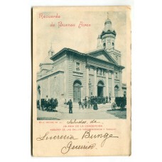 CIUDAD DE BUENOS AIRES IGLESIA DE LA CONCEPCION ANTIGUA TARJETA POSTAL